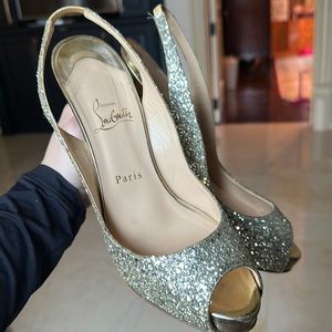 Christian Louboutin slingbacks